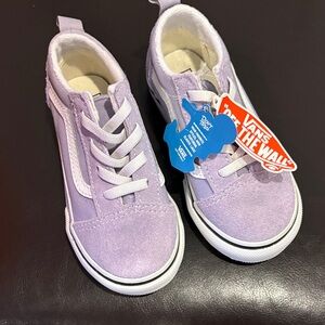 Purple Suede Vans 8.5